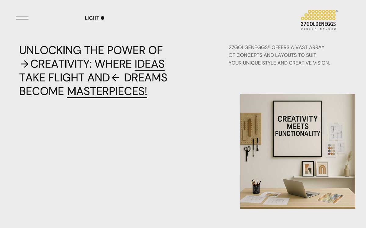 27GOLDENEGGS design studio